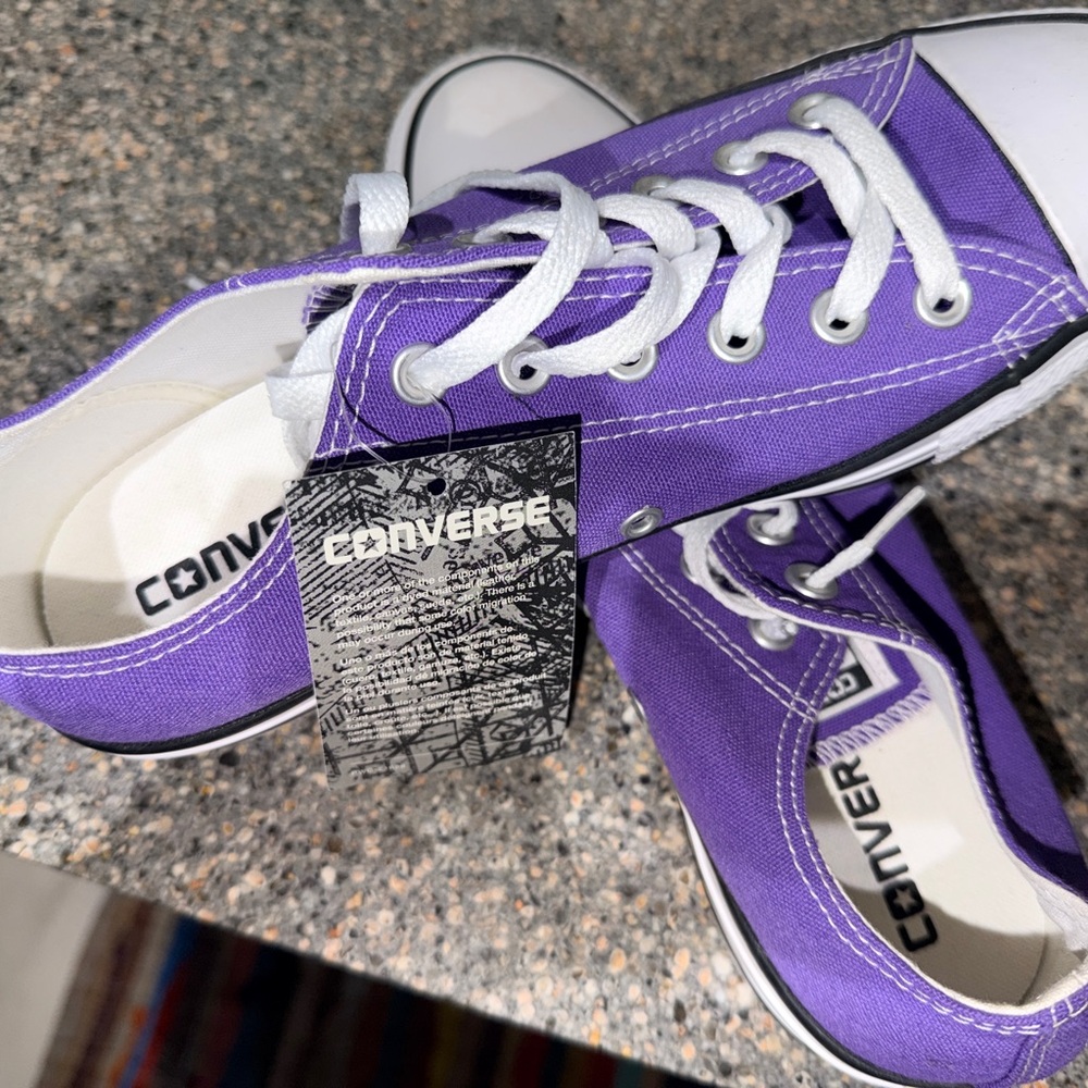 Converse All-Stars Purple Sneakers